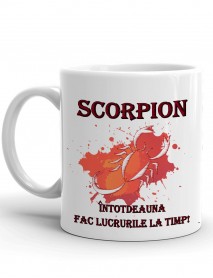 Cană - Zodia Scorpion